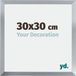 yd. Cadre photo 30x30 cm - Argent brillant - MDF