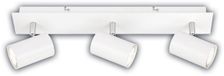 B.K.Licht BRILONER Isil A – Opbouwspot – LED plafondlamp – EEK A lichtbron – 50.000u – zwenkbaar spots – vervangbare lichtbron – wit – 45x8x12,3 cm