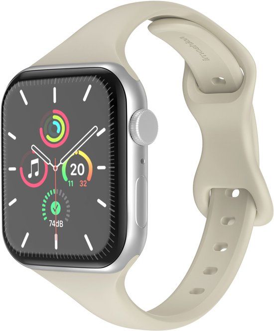 imoshion Slim siliconen bandje voor Apple Watch 38/40/41/42 mm - Sterrenlicht