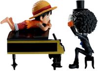 Bandai Namco Bandai One Piece WCF Log Stories Figure - Monkey D. Luffy and Brook