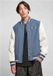 Starter Black Label Nylon College Jacket Blauw/Wit S