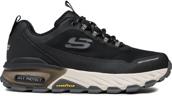 Skechers Max Protect Heren Sneakers 237304-bkgy - Zwart - Maat 43