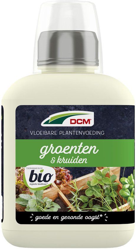 DCM Vloeibare plantenvoeding Groenten & Kruiden BIO