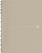 Oxford Spiraalblok Origins A4+ Lijn 140pag 80gr Zand 5 stuks