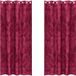 Maison Exclusive - Rideaux en velours 2 pièces rouge bordeaux 225 x 140 cm velours