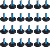 HORCONDORM S.R.L. M8 24 Pièces Pieds de Meuble Réglables Pieds de Mise à Niveau pour Chaise Table Pieds de Meuble à Visser avec Écrous (2,7×3cm)
