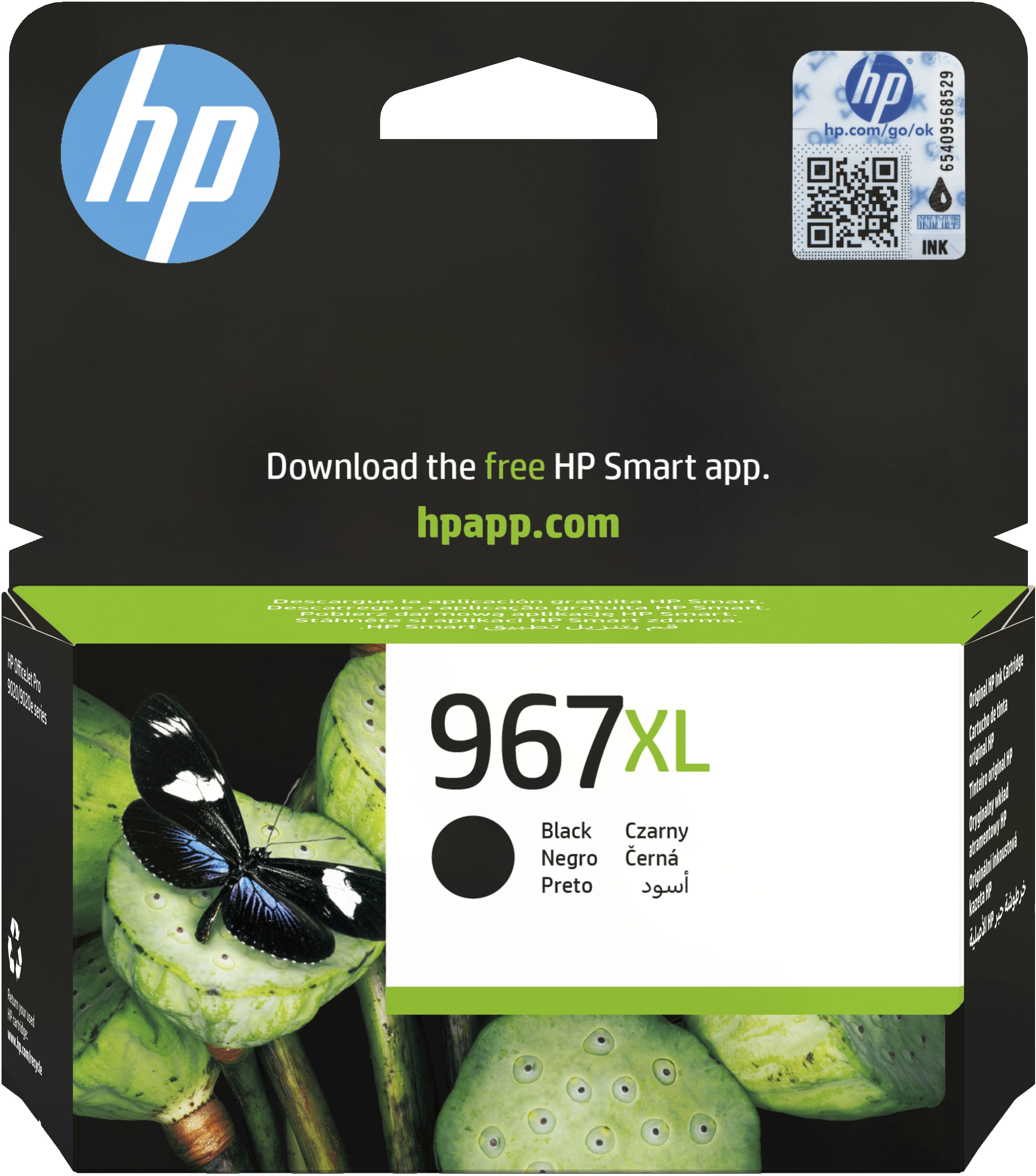 HP 967XL Zwarte inktcartridge - Origineel - High Capacity