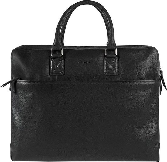 Burkely Antique Avery Unisex Laptop Bag 17" - Black