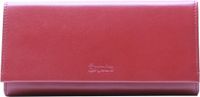 Esquire New Silk Ladies Long Wallet Red