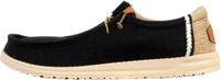 Elong Lage mocassin met veters Zwart