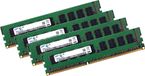 Samsung 16Go 4x 4Go DDR3 1333MHz DIMM mémoire vive pour PC de bureau, PC-10600, 240 broches