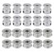 FULARR® 20 stuks Premium aluminium GT2 riemschijvenset, 20 tanden 5 mm binnenboring, 3D-printer