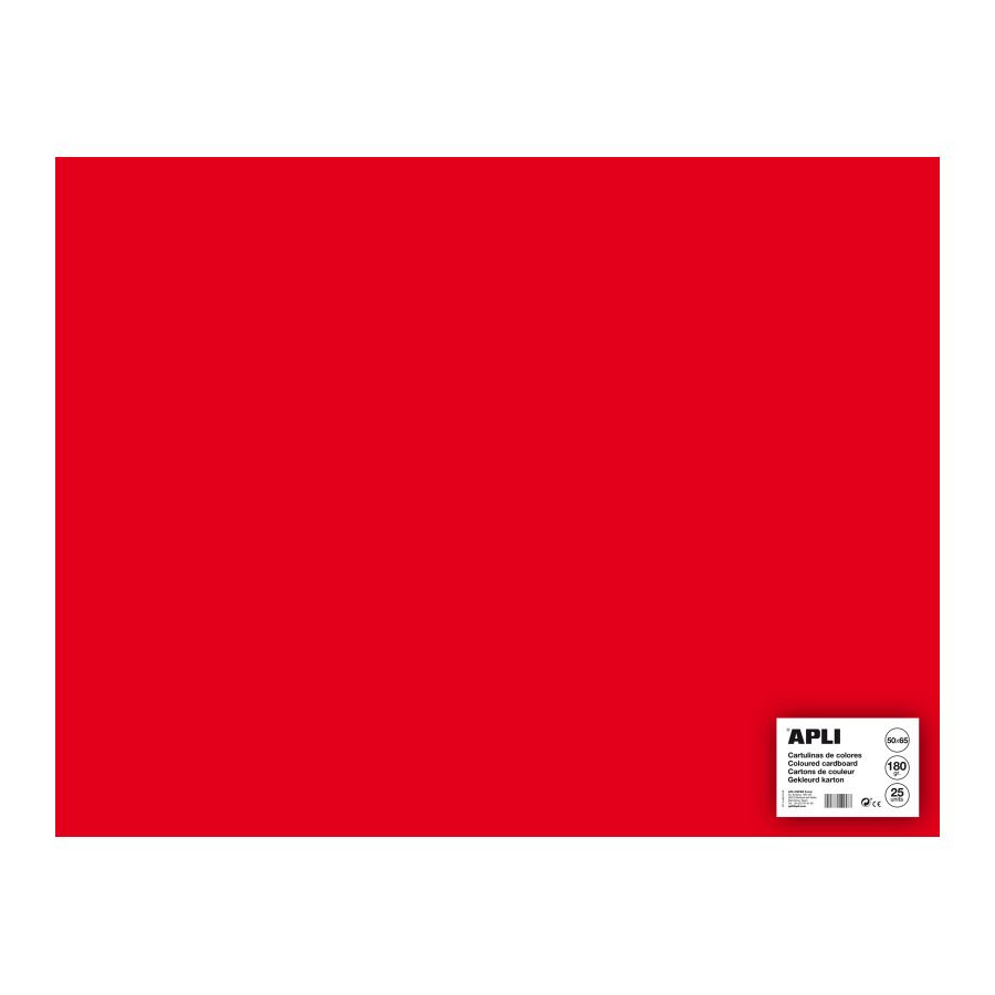 APLI 14265 Karton Rood 65cm x 50cm