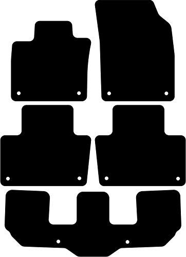 Kovvar Rubber Automatten Duogrip - Geschikt voor Volvo XC90 - 2015-heden - 5-delig - Uitvoering: 7-zits