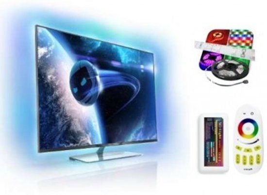 ABC-LED - LED Strip - 42-60 inch - RGB - TV LED Strip Plug & Play Set