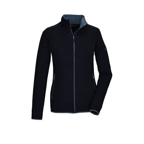 Killtec fleece vest donkerblauw