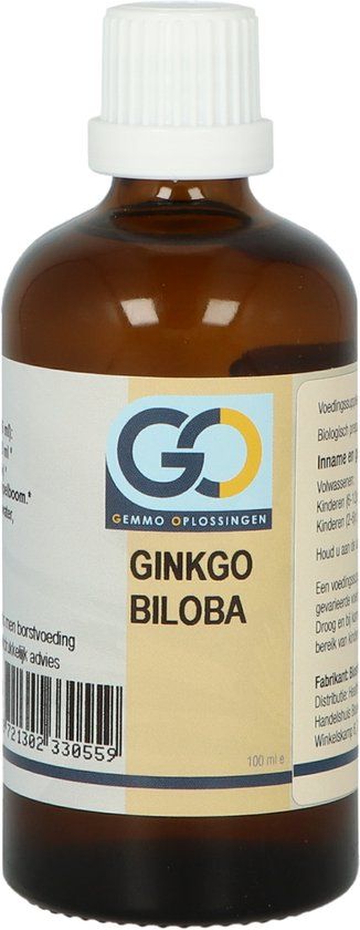GO Gemmo Oplossingen GO Ginkgo biloba bio 100 Milliliter