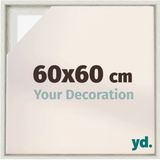 yd Cadre photo 60x60 cm White Wash - Cadre pour toile - MDF Lyon