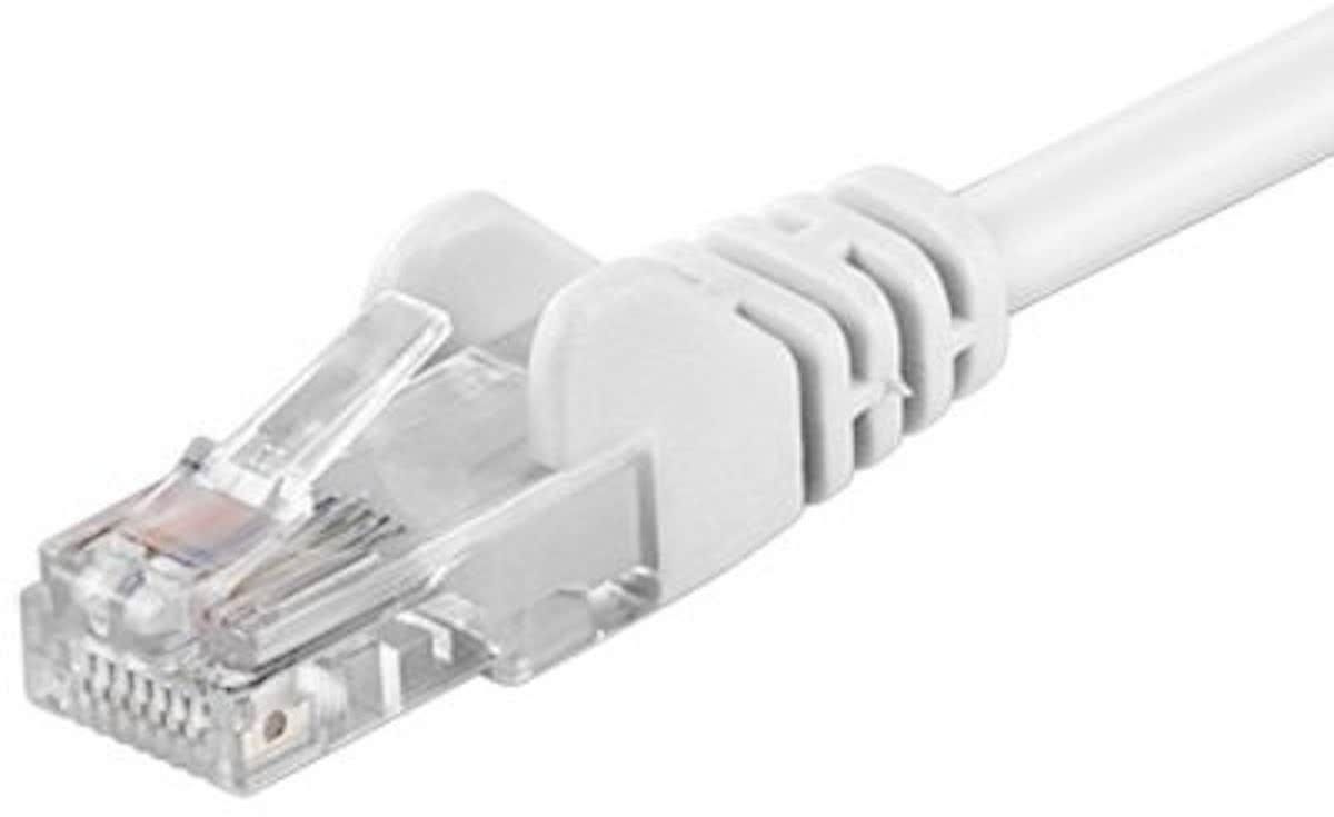 Wentronic CAT6 Netwerkkabel - RJ45 - Wit - 3 m
