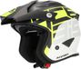 Acerbis Jet Aria Graphic Mat Zwart Gele Jethelm - Helm