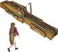 Unyqoos® Sac de pêche – Sac de transport et de rangement pliable et résistant aux déchirures en polyester Oxford 600D, avec 2 couches et 4 poches extérieures, bandoulière réglable, jaune