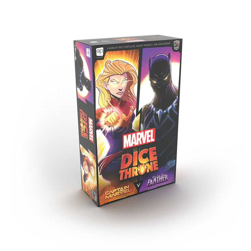 Usaopoly Dice Throne - Captain Marvel VS Black Panther