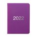 Letts Dazzle A6 week om 2022 dagboek te bekijken - paars