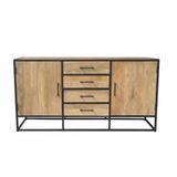 Merkloos / Sans marque Starfurn - Dressoir Dakota - Bruin - 45x165x85 cm