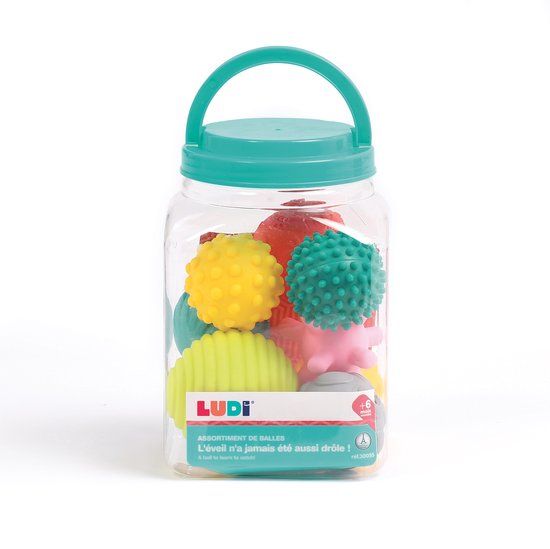 Ludi Bokaal met 8 sensorische ballen