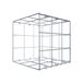 Gabiona Deutschland Anbaugabione Typ 2 30 cm x 30 cm x 30 cm (L x H x T), Maschenweite 10 cm x 10 cm, C-Ring