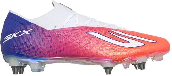 Skechers Voetbalschoenen SKX 2 Elite SG Zwart/Blauw/Roze Maat 42