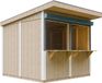Timbela M950-TERRA BROWN - LP SmartSide Marktkraam met toonbank - 5,9 m² - 305x248xH240 cm - Tuinbar, buitenkiosk met verf