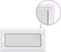 vidaXL Kelderraam RISOR 50 x 55 cm PVC en glas