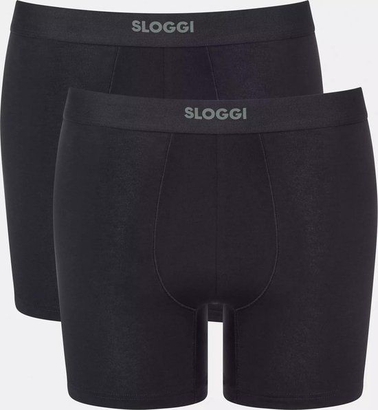 Sloggi Men EVER Ease Short 2P Heren Onderbroek - Zwart - Maat XL