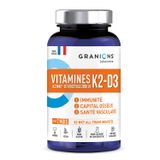 Granions - Vitamine D3 K2-2000 UI - Immunité - 60 Comprimés - 2 Mois