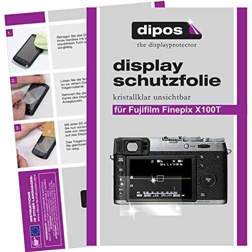 dipos I 6X beschermfolie helder compatibel met Fujifilm X100T folie displaybeschermfolie