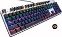 Elementkey AULA2 Mechanisch USB Bedrade Gaming Toetsenbord met 104 knoppen + RGB lichteffecten + Numerieke Toetsenbord - Anti-Ghosting (Rode schakelaar)