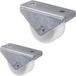 Siso Roulette fixe blanche pour sols souples, Ø 25 mm