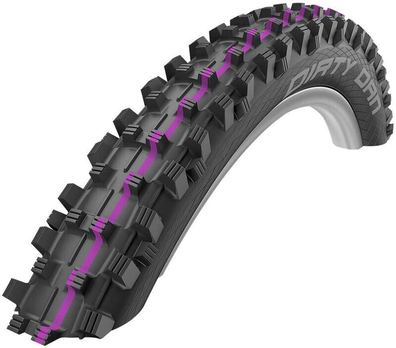 Schwalbe Dirty Dan HS417 SDH, uniseks, volwassenen banden, zwart, 27 inch