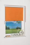 K-home Klemmfix mini verduisteringsrolgordijn, stof, oranje, 90 x 150 cm