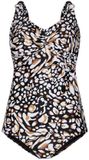 Pastunette Tankini Savanna Dierenprint Zwart/Wit/Bruin Maat 38