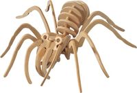 Merkloos / Sans marque Cornelissen Natierliche Geschenke Gmbh Houten dieren 3D puzzel tarantula spin - Speelgoed bouwpakket - 23 x 18 cm