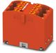 PHOENIX CONTACT Deutschland GmbH PTFIX 6X2,5 RD verdelerblok, basisklem, 450 V, 24 A, aantal aansluitingen 6, doorsnede 0,14 mm²-4 mm², AWG: 26-12, breedte 16 mm, hoogte 21,7 mm, rood, 10 stuks