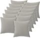 vidaXL Coussin 12 pièces Heerlen Gris 50 x 50 cm Polyester