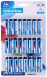 Grundig AA Zinc Carbon Batterijen R6 1.5V 975mAh – 24 Stuks