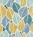 Rasch 480139 Botanical Blauw Vliesbehang