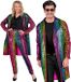 Widmann Pailletten Regenboog Jungle Party Luipaardprint Jas XXL