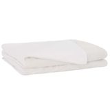 vidaXL - Gewogen Dekentje - Wit - 135 x 200 cm - 10 kg - 100% Katoen - 205T