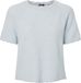 Pieces Top met korte mouwen PCRATH KNIT Xenon Blue XL