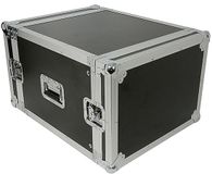 Citronic RACK:8U flightcase Zwart